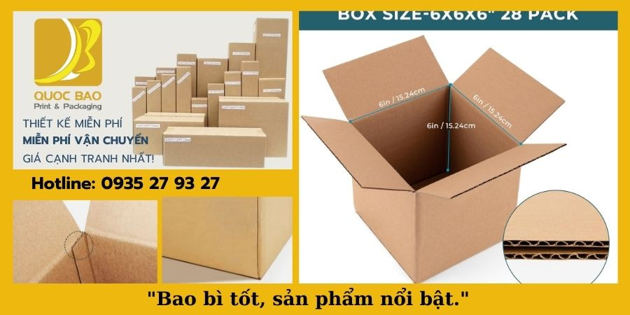 Thùng carton đóng hàng giá rẻ – Chất lượng vượt trội