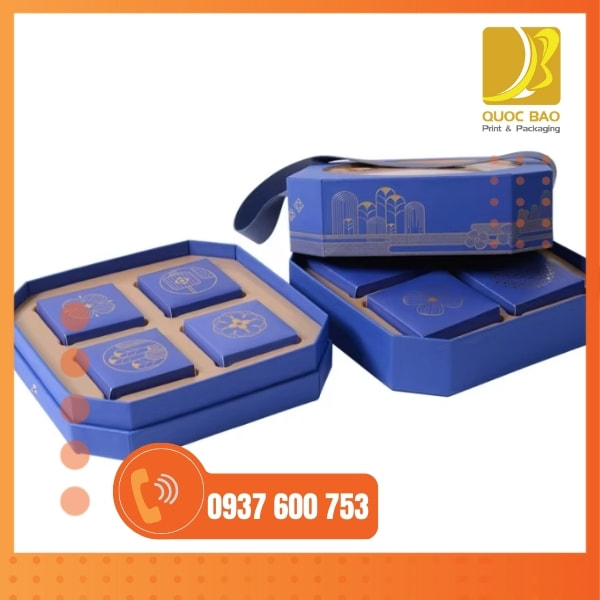 In vỏ hộp giấy đựng bánh trung thu