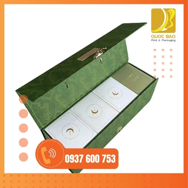 In vỏ hộp giấy đựng bánh trung thu