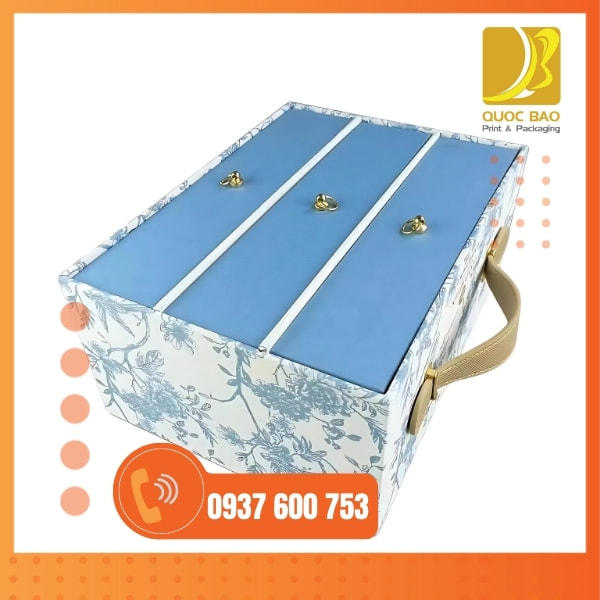 In vỏ hộp giấy đựng bánh trung thu