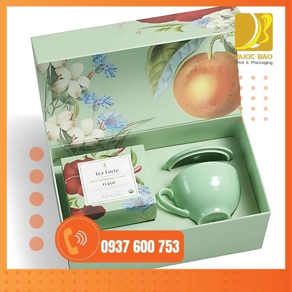 In vỏ hộp giấy đựng bánh trung thu