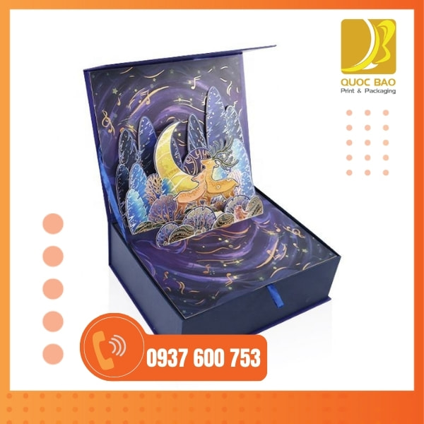 In vỏ hộp giấy đựng bánh trung thu