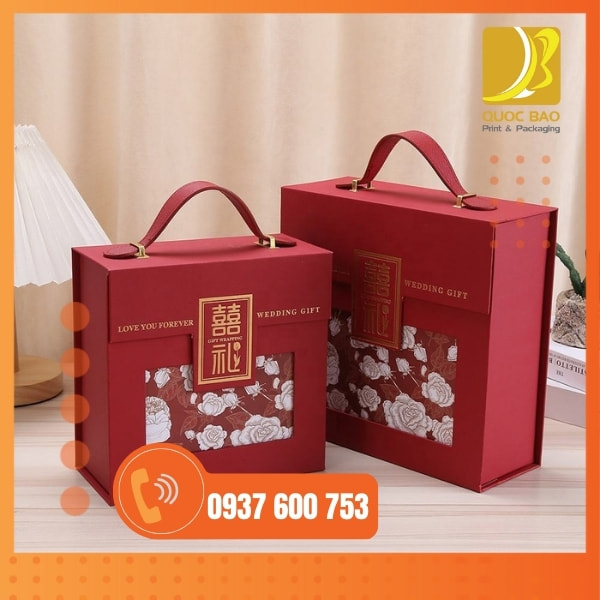 In vỏ hộp giấy đựng bánh trung thu