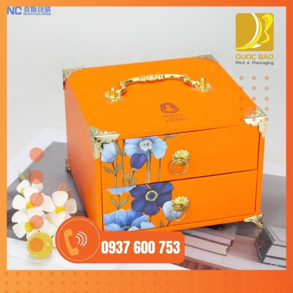 In vỏ hộp giấy đựng bánh trung thu