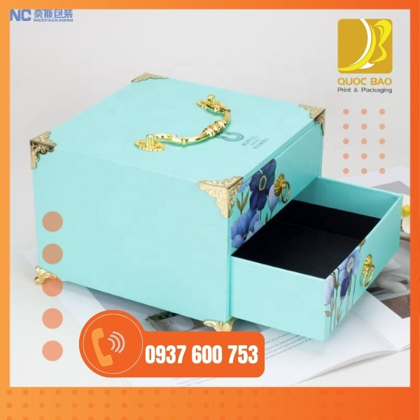 In vỏ hộp giấy đựng bánh trung thu