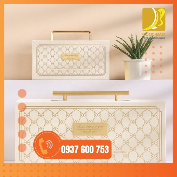 In vỏ hộp giấy đựng bánh trung thu