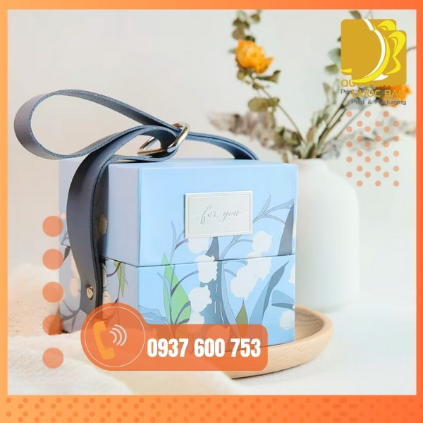 In vỏ hộp giấy đựng bánh trung thu