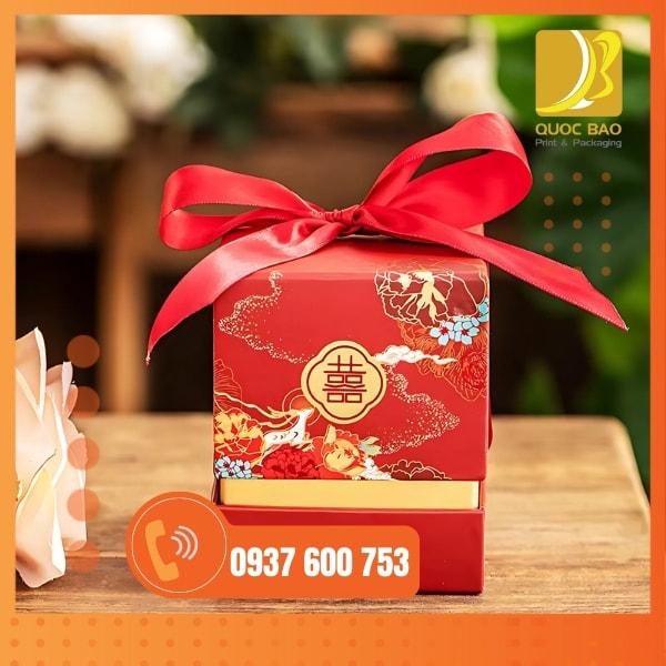 In vỏ hộp giấy đựng bánh trung thu