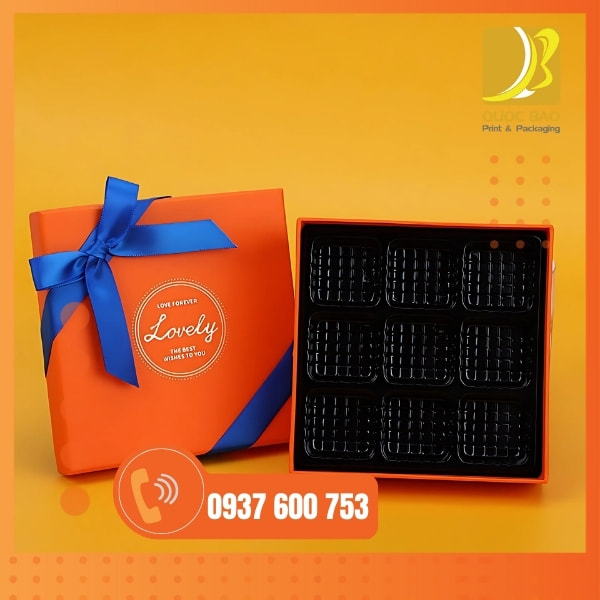 In vỏ hộp giấy đựng bánh trung thu