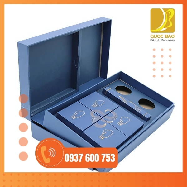 In vỏ hộp giấy đựng bánh trung thu