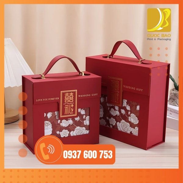 In vỏ hộp giấy đựng bánh trung thu