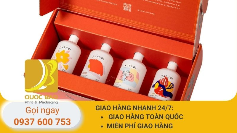 Hộp Carton đựng quà Quốc Bảo – Chất lượng là niềm tin, an toàn là cam kết.