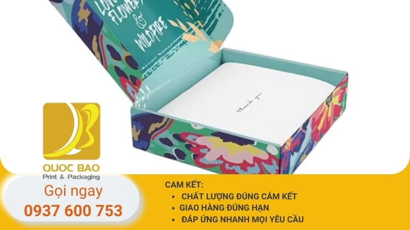 Hộp carton nắp gài