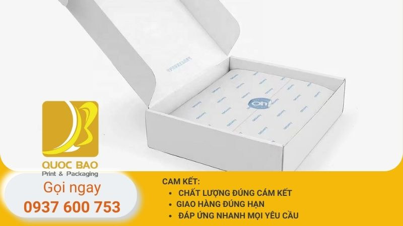 hộp carton nắp gài