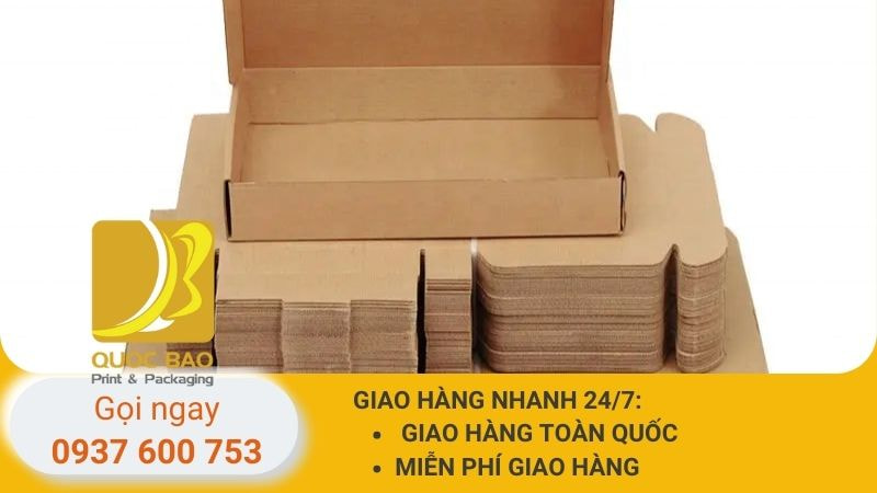 Hộp Carton nắp gài