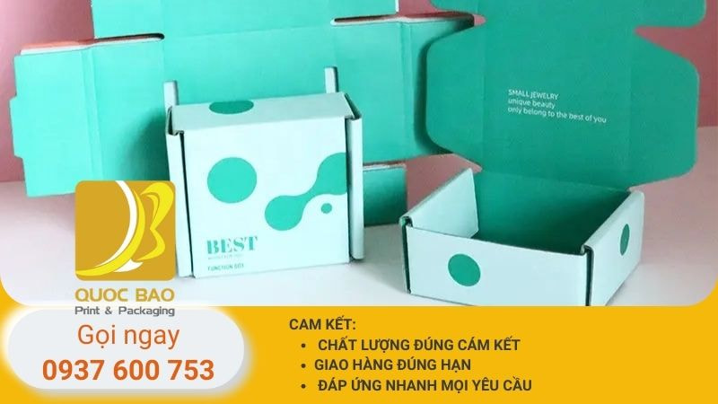 Hộp carton nắp gài đóng hàng giá rẻ