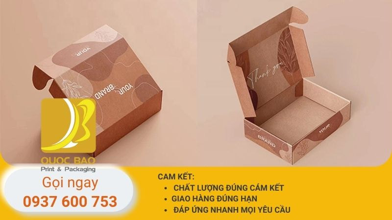 Hộp carton nắp gài đóng hàng