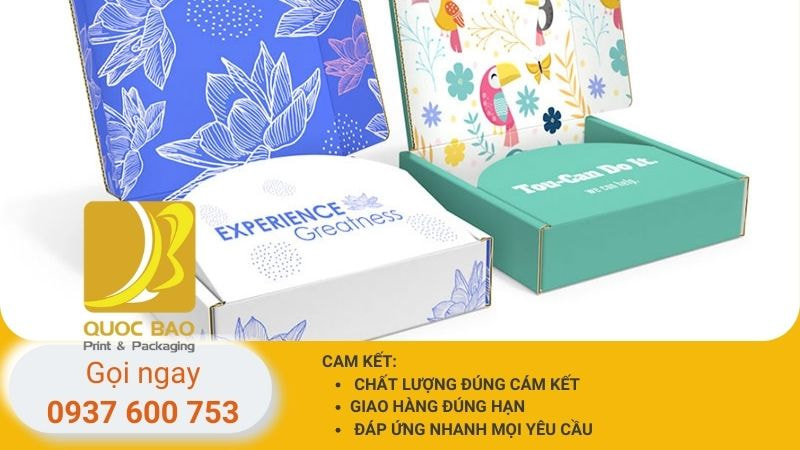 Hộp carton nắp gài