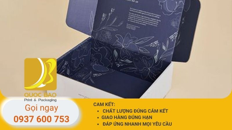 Hộp carton nắp gài