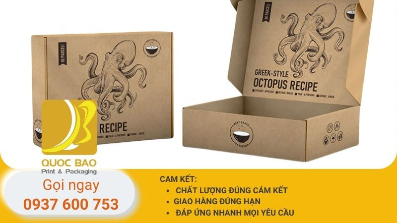 Hộp carton nắp gài