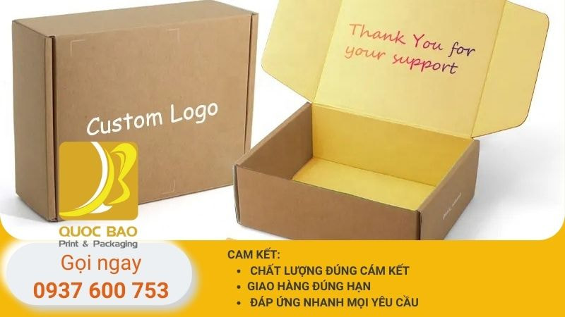 Hộp carton nắp gài giá rẻ
