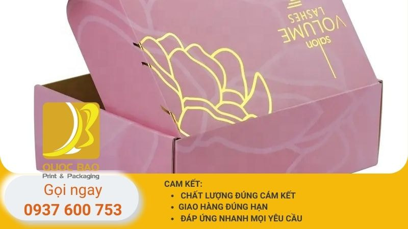 Hộp carton nắp gài