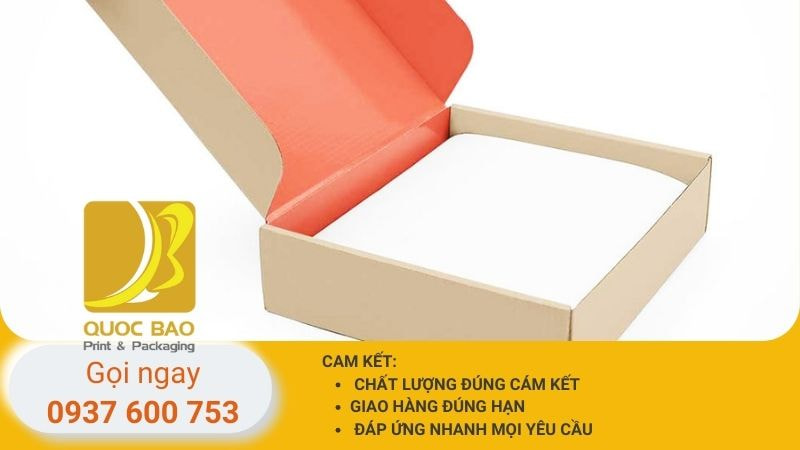 Hộp carton nắp gài