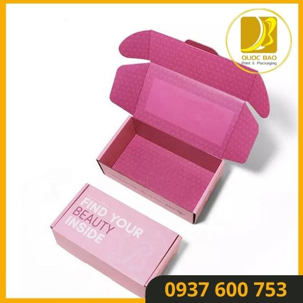 hộp carton nắp gài