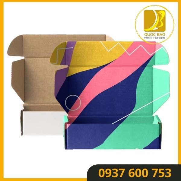 Hộp carton nắp gài