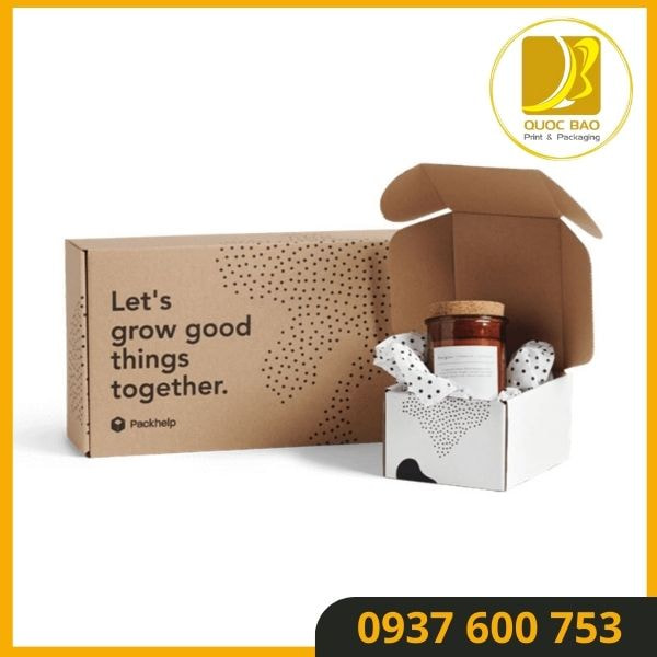 Hộp carton nắp gài