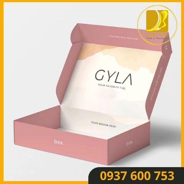 Hộp carton nắp gài