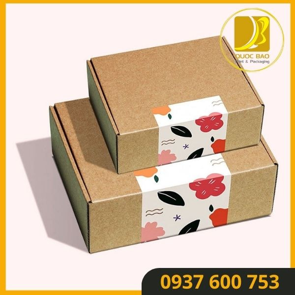 Hộp carotn nắp gài