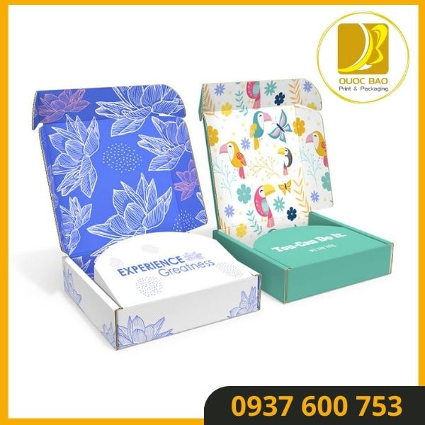 Hộp carotn nắp gài