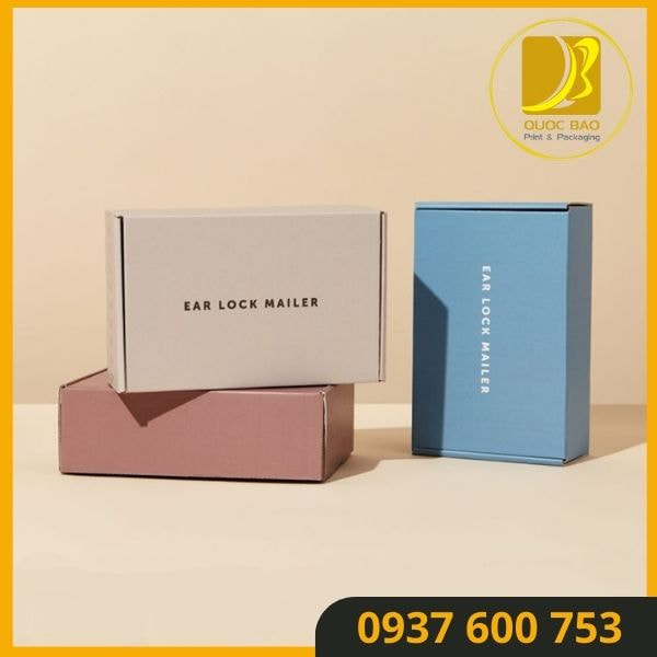 Hộp carton nắp gài