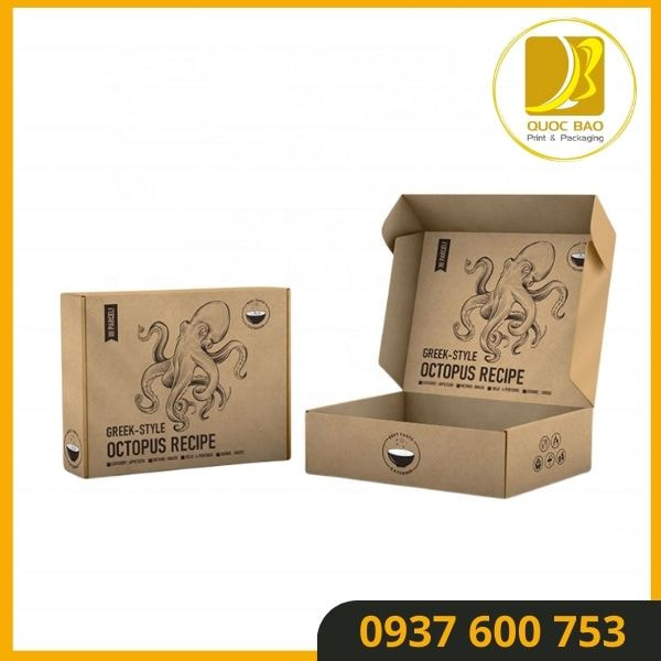 Hộp carton nắp gài