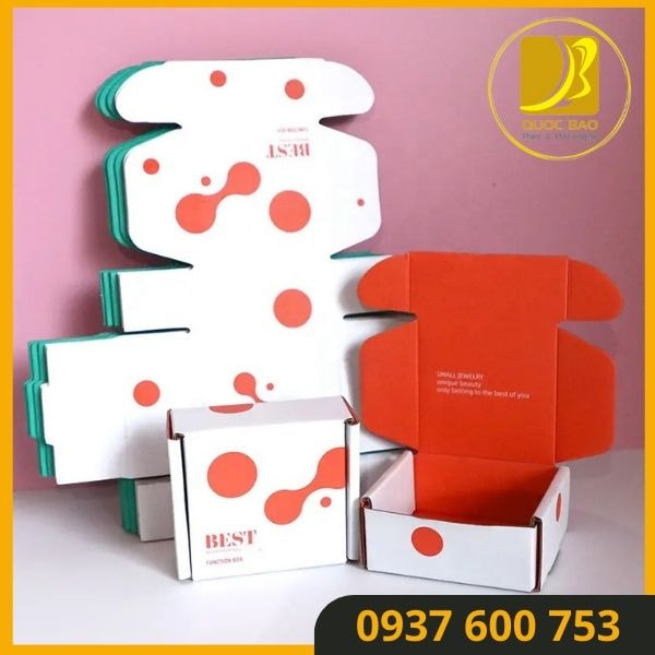 Giải Pháp Đóng Gói Thông Minh - Hộp Carton Nắp Gài Quốc Bảo