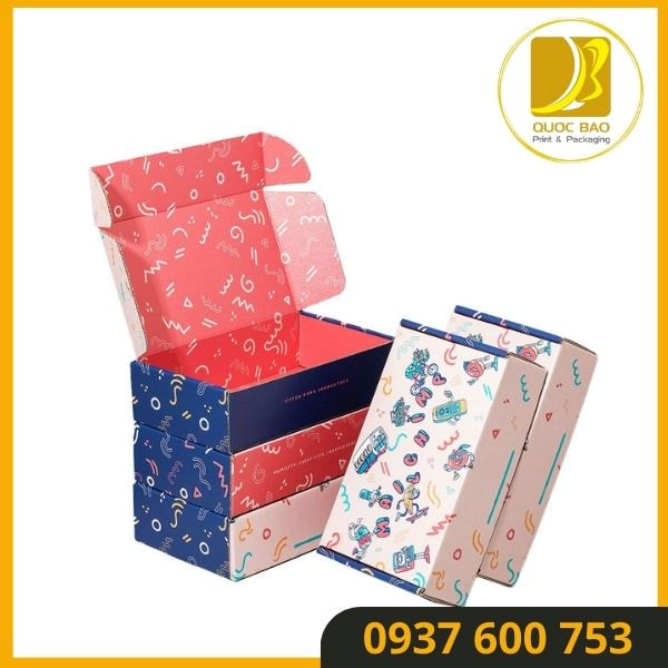 Hộp carton nắp gài