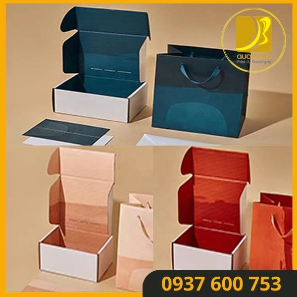 Hộp carton nắp gài