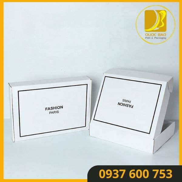 Hộp carton nắp gài