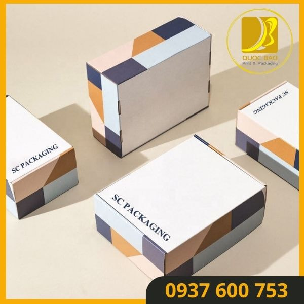 Hộp carton nắp gài