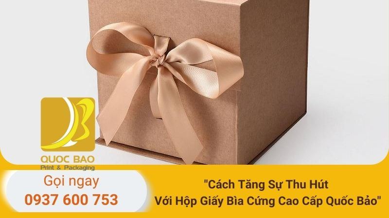 Hộp giấy đựng quà thiết kế độc đáo, làm say đắm mọi ánh nhìn