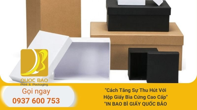 Hộp giấy đựng quà: Biến món quà trở nên ý nghĩa hơn bao giờ hết