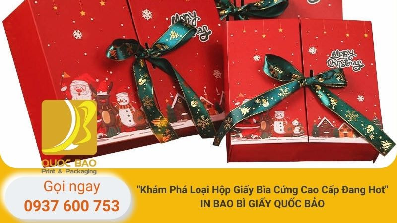 Hộp giấy đựng quà: Giải pháp hoàn hảo cho doanh nghiệp muốn gửi tặng khách hàng