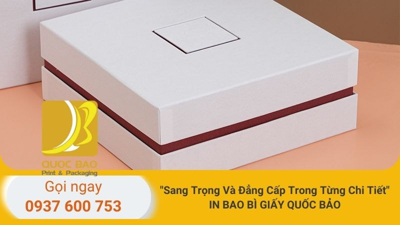 Món quà xuân 2025 trong hộp giấy sang trọng, đẳng cấp