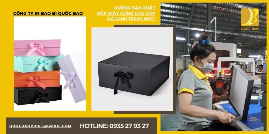 In Hộp Cứng Cao Cấp Theo Yêu Cầu – Thiết Kế Đẹp, Chất Lượng Cao Cho Thương Hiệu Của Bạn
