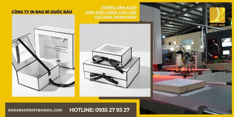 Hộp giấy mềm đựng quà: Sang trọng và tiết kiệm chi phí