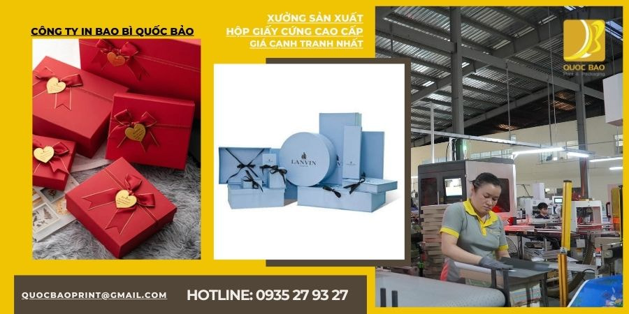 In hộp giấy theo yêu cầu: Đồng hành cùng thương hiệu của bạn trên mọi chặng đường