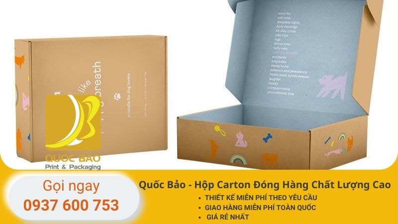 Hộp giấy carton đóng hàng