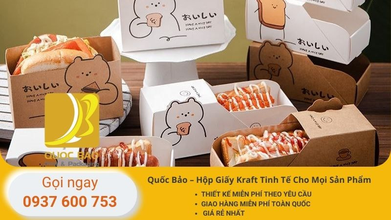 In hộp Giấy Kraft giá rẻ