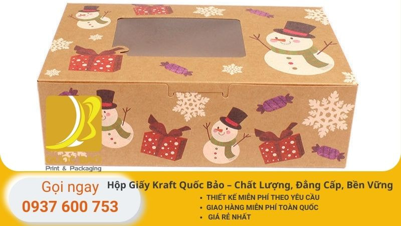 In hộp Giấy Kraft giá rẻ